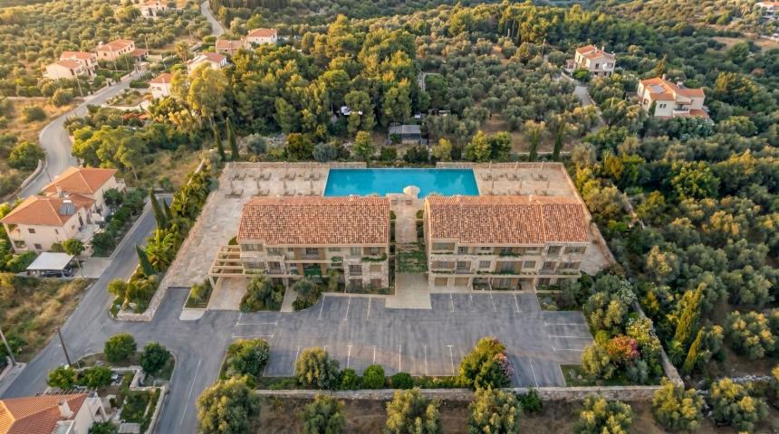 Jednosoban stan 45.30m² u luksuznom kompleksu Palazzo Jaz sa bazenom – Kovačko Polje, Kotor (Mogućno