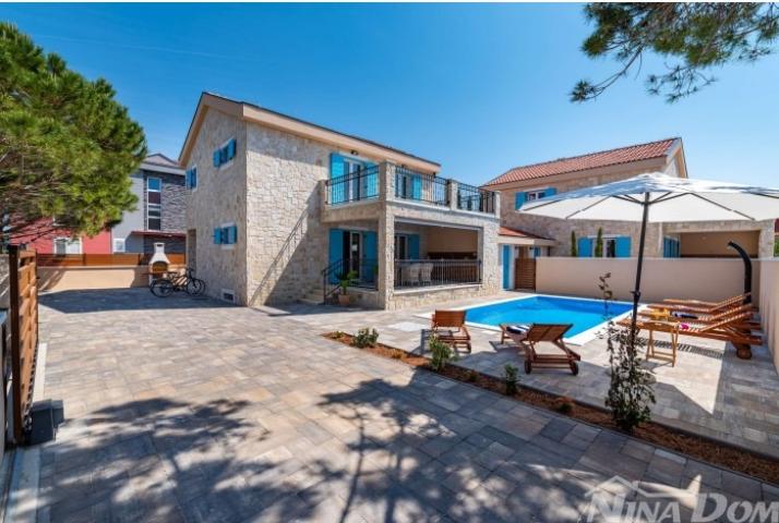 Luksuzna Kamena Villa s Bazenom - Privlaka, 200 metara Od Mora