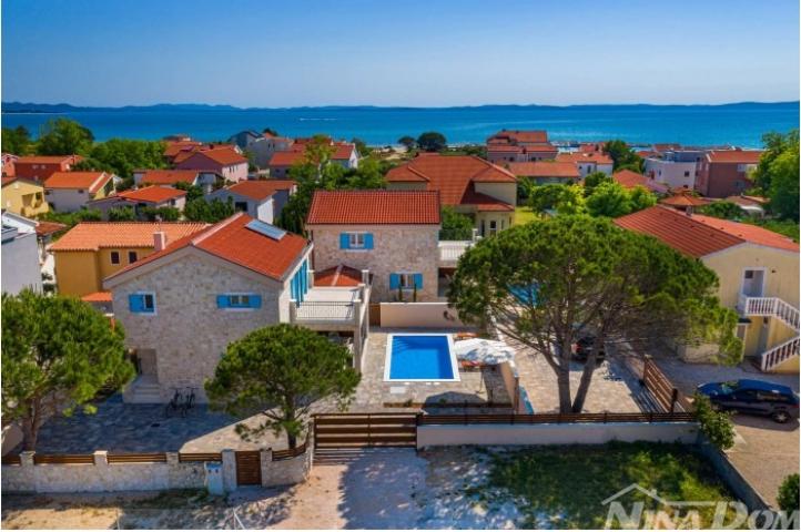 Luksuzna Kamena Villa s Bazenom - Privlaka, 200 metara Od Mora