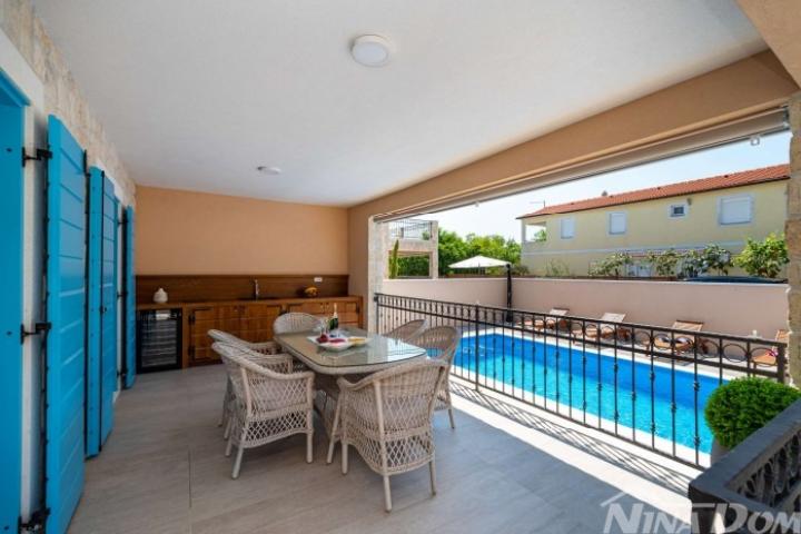 Luksuzna Kamena Villa s Bazenom - Privlaka, 200 metara Od Mora