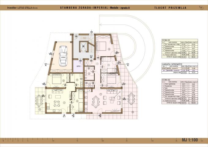 Medulin, Apartman u prizemlju blizu mora