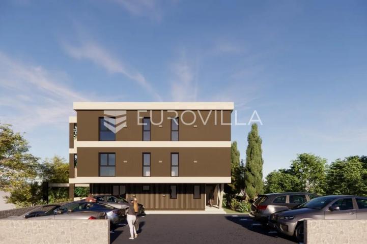 Vodnjan, Barbariga, novogradnja, luksuzan stan na drugom katu s prekrasnim pogledom 122 m²