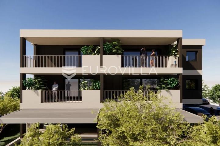 Vodnjan, Barbariga, novogradnja, luksuzan stan na drugom katu s prekrasnim pogledom 122 m²
