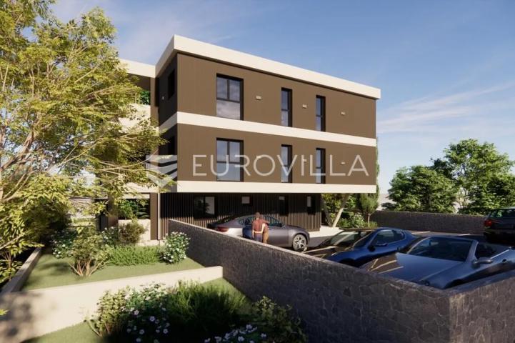 Vodnjan, Barbariga, novogradnja, luksuzan stan na drugom katu s prekrasnim pogledom 86 m²