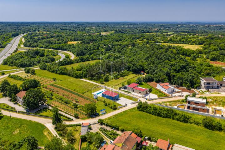 Žminj – Moderna prizemnica s bazenom u srcu Istre