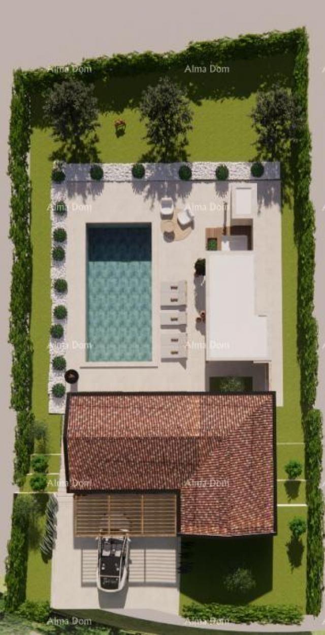 Bauland Baugrundstück mit einer Fläche von 1.089 m² in Rakotule, Karojba