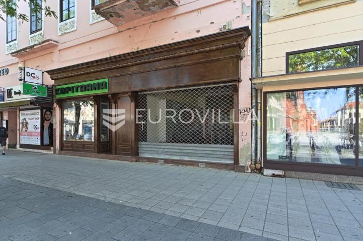 Osijek, Centar, Zakup uličnog poslovnog prostora 283 m², Županijska
