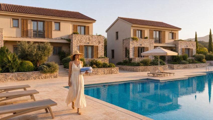 Studio apartman 25.50m² u luksuznom kompleksu Palazzo Jaz sa bazenom – Kovačko Polje, Kotor (Mogućno