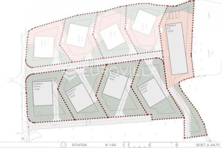 Trogir, Seget Donji, jednosoban stan na 4. katu neto korisne površine 53,22 m², E19