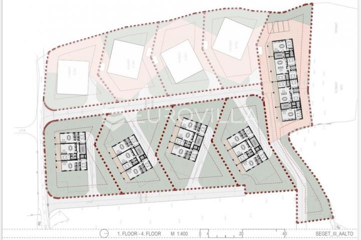 Trogir, Seget Donji, jednosoban stan na 2. katu neto korisne površine 51,43 m², E11
