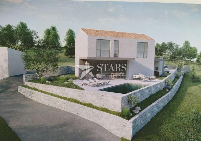 Otok Krk, Soline - građevinski teren sa građevinskom dozvolom i projektom 