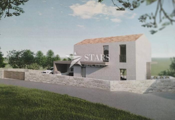 Otok Krk, Soline - građevinski teren sa građevinskom dozvolom i projektom 