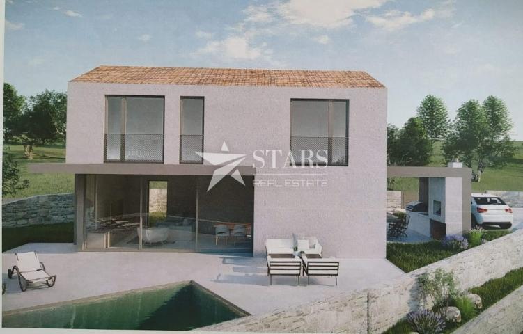 Otok Krk, Soline - građevinski teren sa građevinskom dozvolom i projektom 
