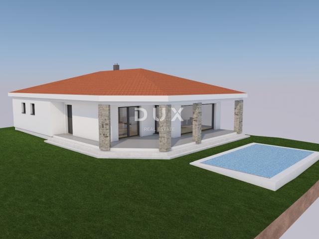 ISTRA, ŽMINJ - Građevinsko zemljište s dozvolom i projektom 