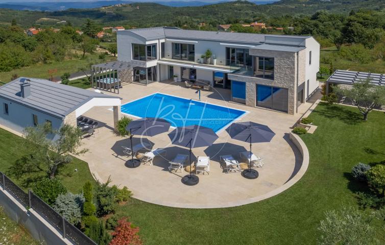 Istra, Karojba - Luksuzna vila s panoramskim pogledom 