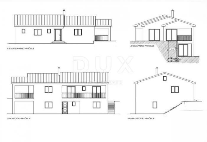 ISTRA, GROŽNJAN - Građevinsko zemljište s projektom