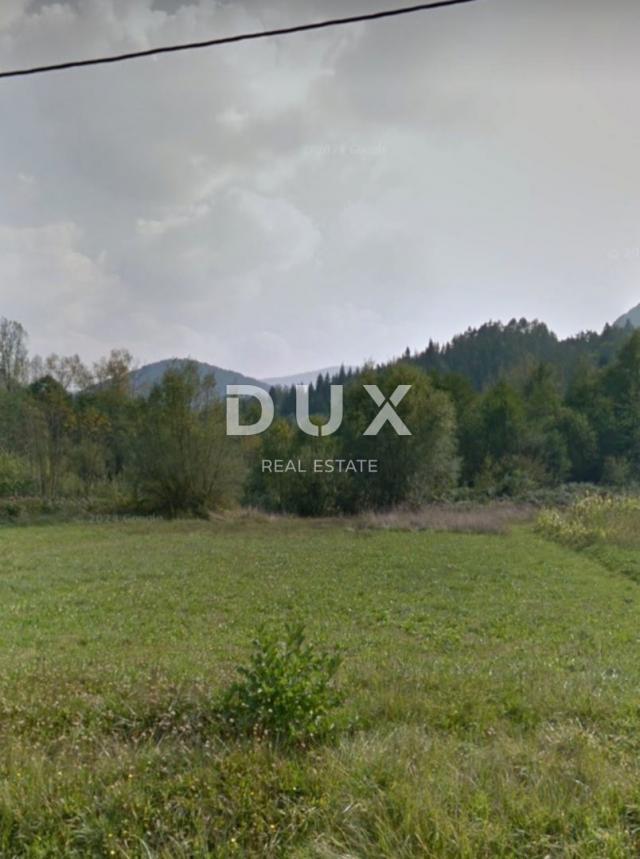 GORSKI KOTAR, BROD NA KUPI- građevinsko zemljište uz rijeku Kupu, snižena cijena, prilika!