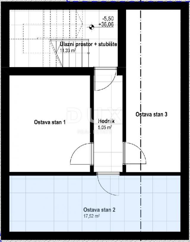 ISLAND OF CRES, CRES - Two-bedroom apartment on the ground floor, 2 parking spaces, garden 100m2