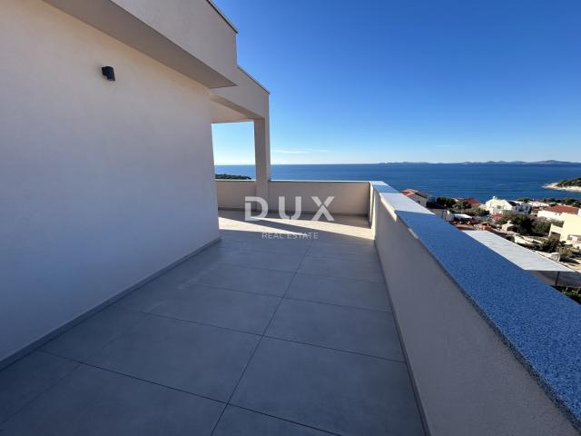 PRIMOŠTEN, DOLAC – NOVOGRADNJA! Penthouse s prekrasnim pogledom na more! PRILIKA!