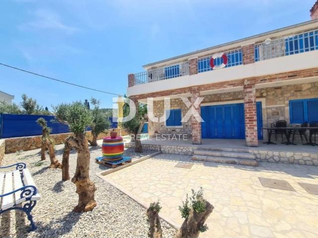 OTOK PAŠMAN, ŽDRELAC - Luksuzna kamena vila s bazenom pokraj mora