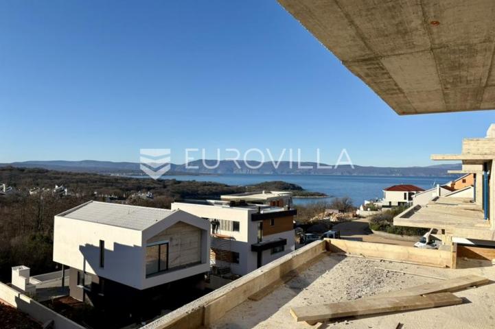 Krk, Njivice, dvosoban stan s dnevnim boravkom u novogradnji površine 80.70 m²
