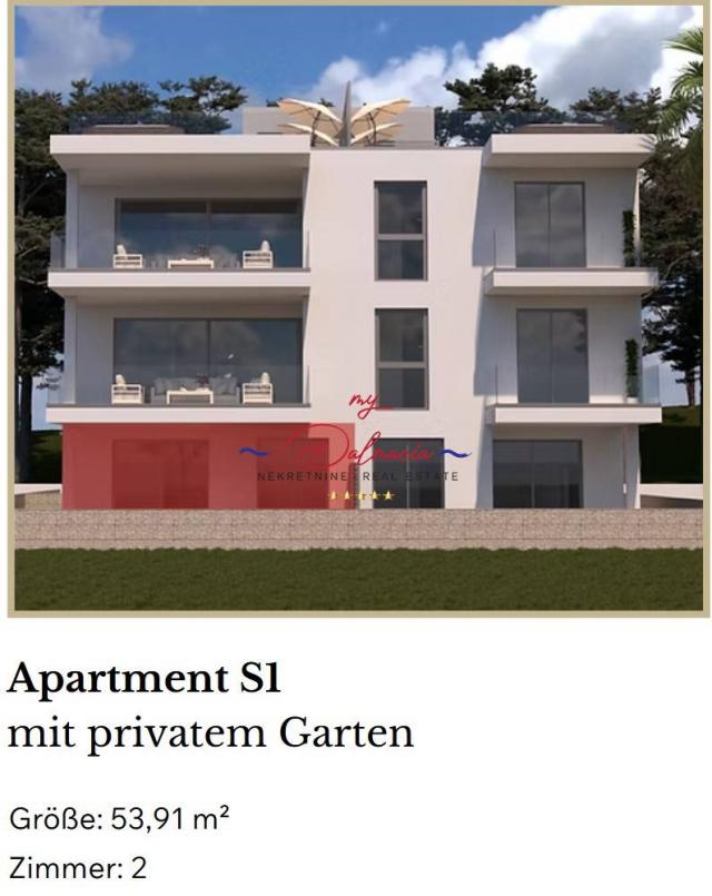 Vir - ekskluzivni apartman S1 južna strana uz more