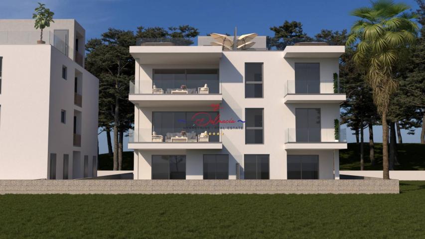 Vir, ekskluzivni apartman S2, vrt južna strana uz more
