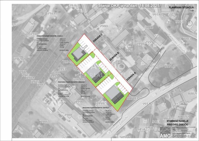 Stambeno naselje Pavlovec Zabočki – moderan dom u miru zagorskog zelenila A01/B01, prizemlje, 2S +DB