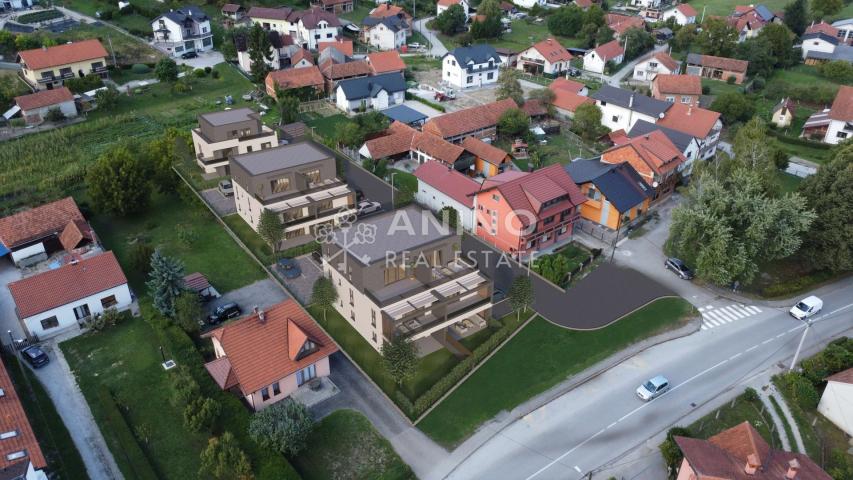 Stambeno naselje Pavlovec Zabočki – moderan dom u miru zagorskog zelenila A03/B03,1. kat, 2S +DB