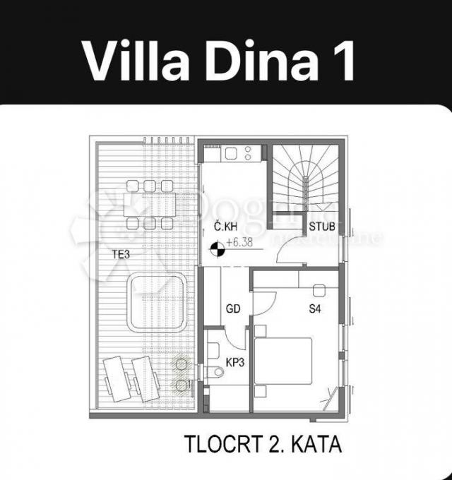 MODERNA LUKSUZNA VILA S BAZENOM, DUPLEX , NAMJEŠTENO!!