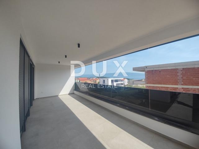 TOWN OF KRK, CENTER - Two-storey penthouse with swimming pool and panoramic view