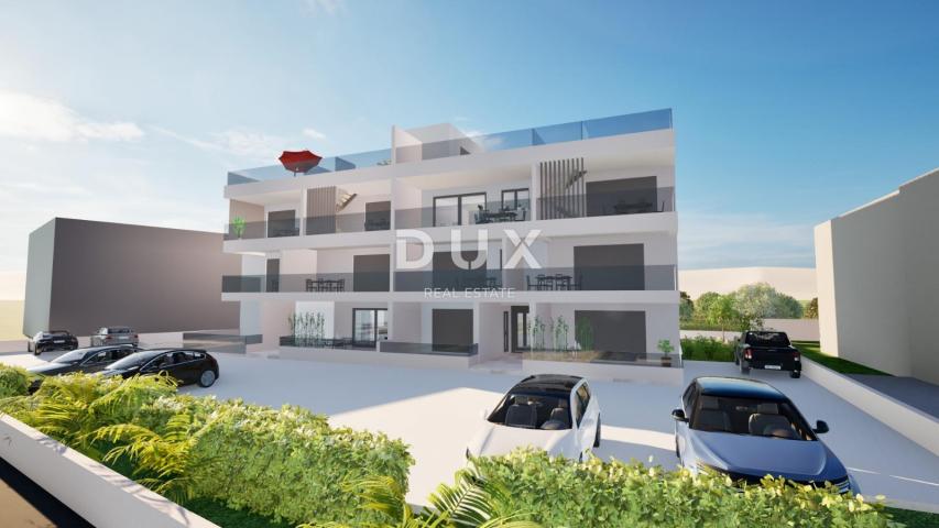 VODICE, SRIMA – Studio penthouse, 1. red uz more, pogled