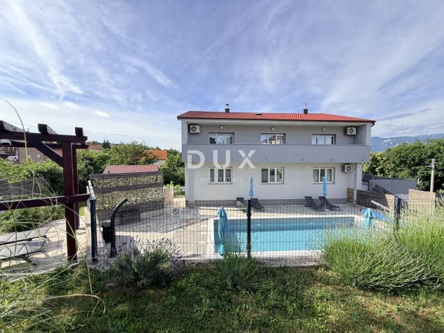 ČAVLE - villa s 3 stana, grijanim bazenom, konobom i garažom - uhodani posao!