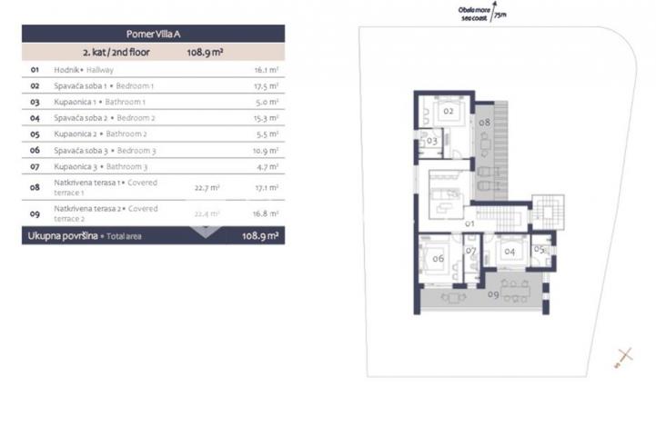 Istra, Pomer, unikatna, moderna villa 20 m od mora 322 m²