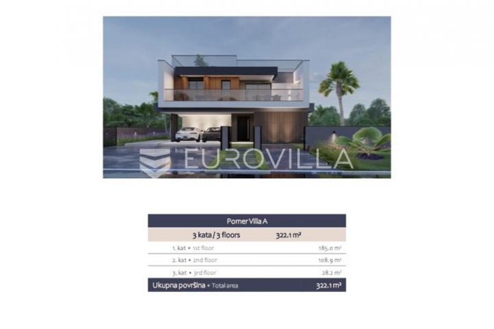 Istra, Pomer, unikatna, moderna villa 20 m od mora 322 m²