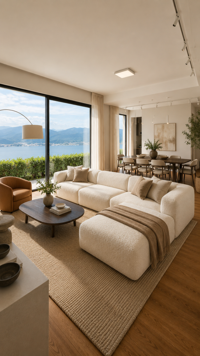 Luksuzni Loft Apartman 157 m² sa Panoramskim Pogledom – Krašići, Tivat