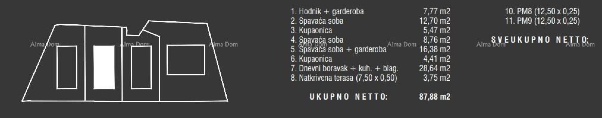 Stan Prodaja stanova u modernoj novogradnji s bazenom, blizu Fažane!