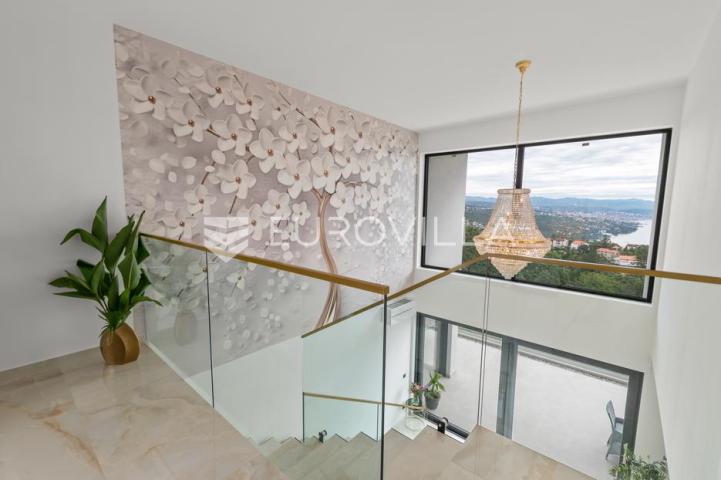 Opatija okolica, Mihotići, luksuzna vila 342 m² s infinity bazenom i wellnessom