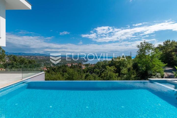 Opatija okolica, Mihotići, luksuzna vila 342 m² s infinity bazenom i wellnessom