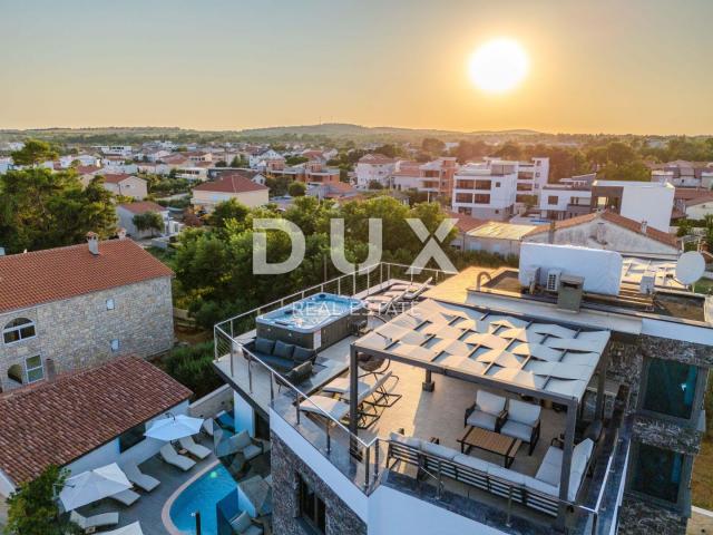 ZADAR, VIR - Luksuzna vila s nevjerojatnim pogledom na more 150 metara od plaže!