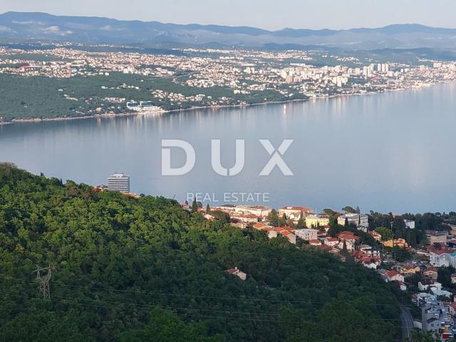 OPATIJA, KOLAVIĆI - građevinsko zemljište 3000m2 s panoramskim pogledom na more