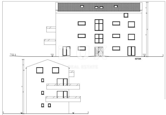 ISTRA, ROVINJ - Dvoetažni penthouse krovnom terasom i pogledom na more