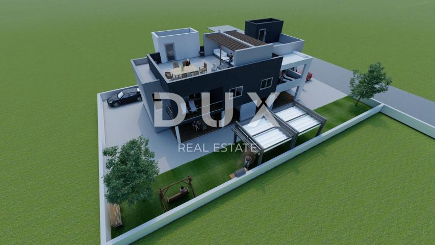 ZADAR, VRSI - Dvojna Kuća s Privatnim Bazenom i Ogromnom Terasom s Pogledom na More! B2