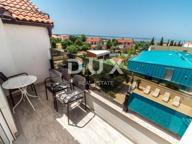 ISTRA, PEROJ - Atraktivna apartmanska kuća s bazenom i pogledom na more!