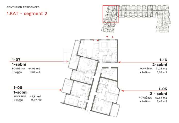 ISTRIEN, UMAG – Hochwertige 2-Zimmer-Wohnung mit Balkon in einem Neubau