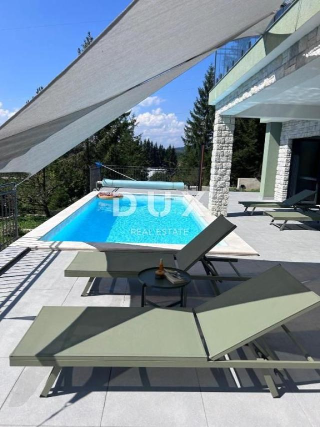 GORSKI KOTAR, RAVNA GORA – Märchenvilla mit Swimmingpool, Whirlpool und Sauna!