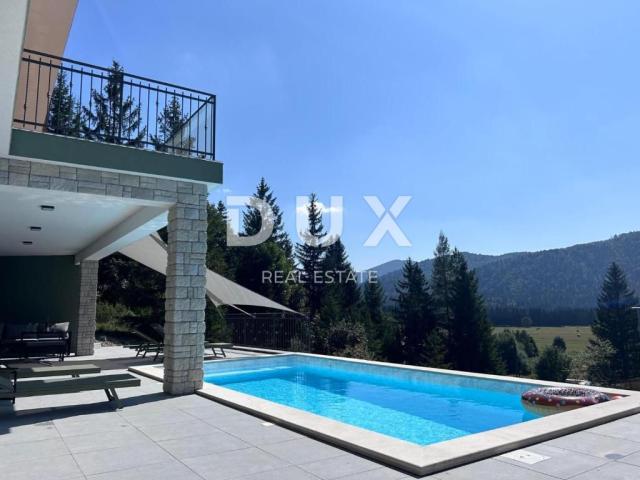 GORSKI KOTAR, RAVNA GORA – Märchenvilla mit Swimmingpool, Whirlpool und Sauna!