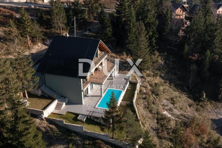 GORSKI KOTAR, RAVNA GORA – Märchenvilla mit Swimmingpool, Whirlpool und Sauna!