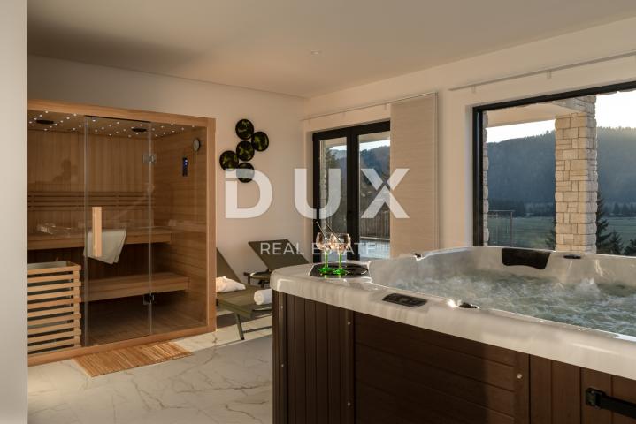 GORSKI KOTAR, RAVNA GORA – Märchenvilla mit Swimmingpool, Whirlpool und Sauna!