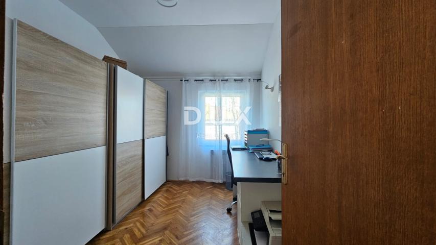 RIJEKA, TRSAT - Prostran trosoban stan s dnevnim boravkom na mirnoj lokaciji , 114m2